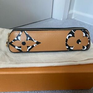 Louis Vuitton Limited Edition Jungle Monogram Giant Elizabeth Pencil Pouch